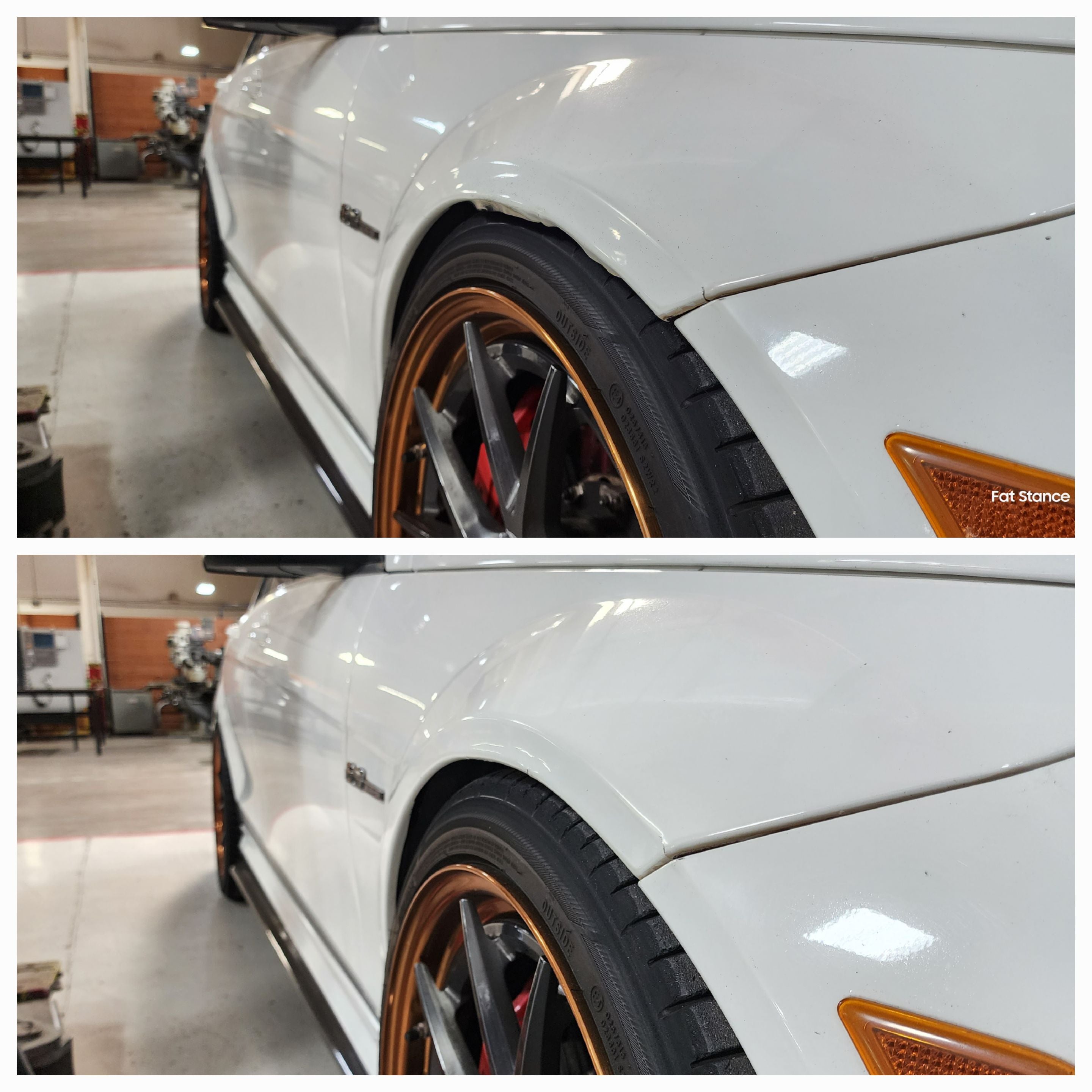Rolling Fenders Before And After